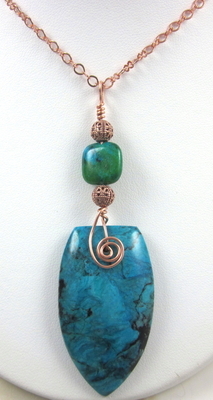 Bluegrass turquoise pendant