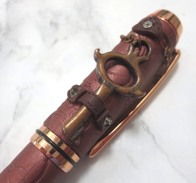 Copper steampunk fountain pen