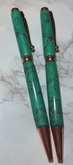 Copper turquoise pen