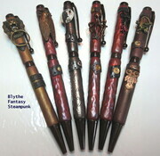 Creepy critter steampunk pens