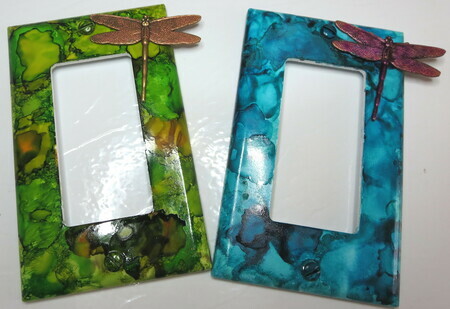 Dragon fly lightswitch covers