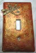 Dragonfly lightswitch cover