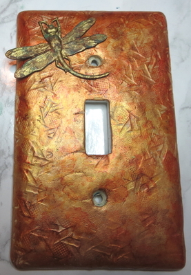 Dragonfly lightswitch cover