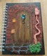 Fairy door journal with exotic mushroom