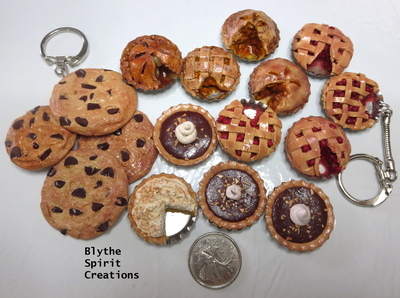 Fall baking - fridge magnets