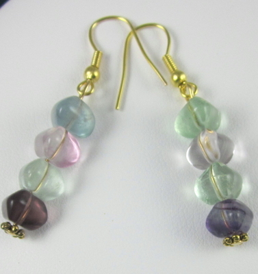 Fluorite earrings