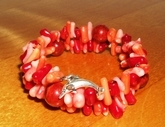 Sunrise surprise memory wire bracelet