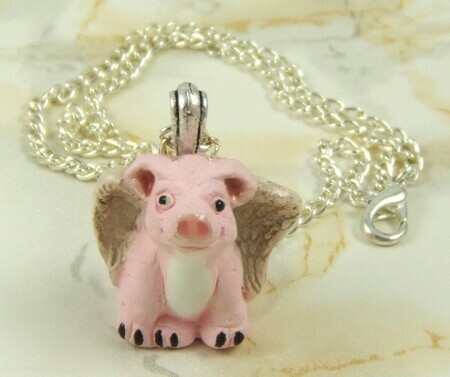 When pigs have wings pendant