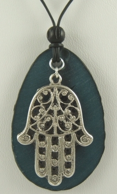 Tagua nut hamsa