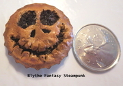 Jack Skellington bottle-cap pie fridge magnet