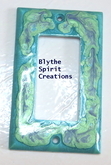 Mystical Garden Painted lightswitch cover