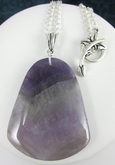 Natural amethyst pendant