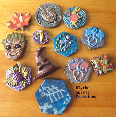 One-of-a-kind, handmade fridge magnets