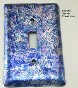 Peacock lightswitch cover