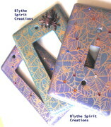 Spider web lightswitch covers