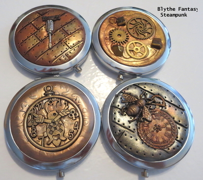 Steampunk purse mirrors